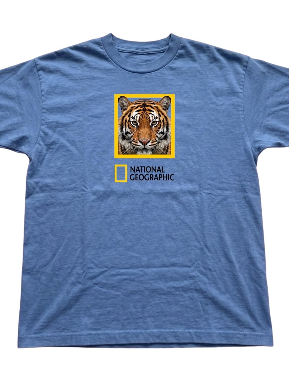 Gildan National Geographic Tiger Graphic Blue Tee